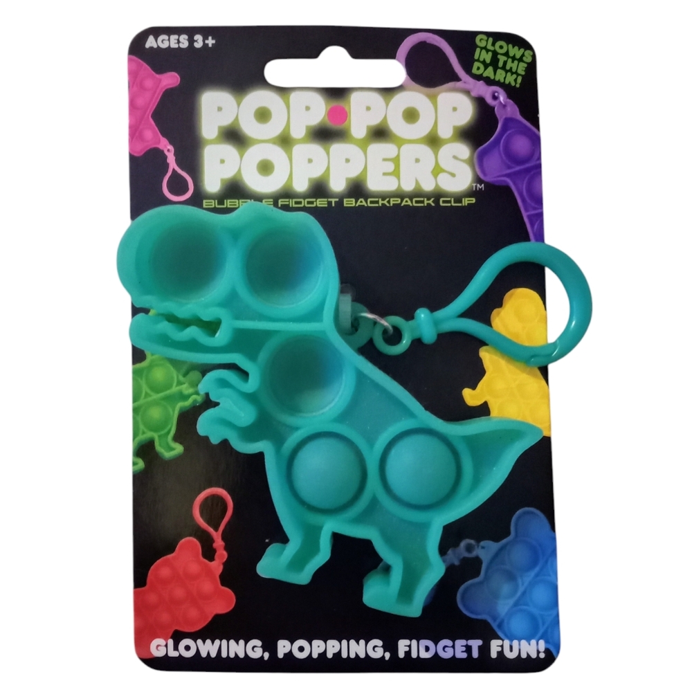 Green T-Rex Pop Pop Poppers